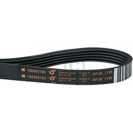 Courroie à nervures 1196PJ6E Compatible avec AEG 132353120/0 pour lave-linge lave-linge séchant