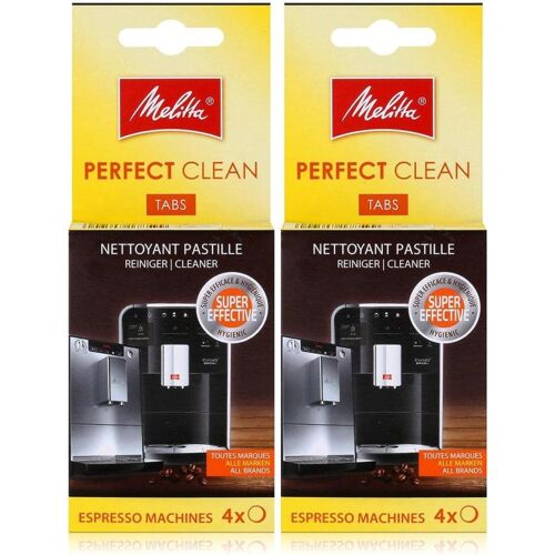 Lot de 2 pastilles détartrantes (4 x 1,8g) pour Cafetière MELITTA 6762481