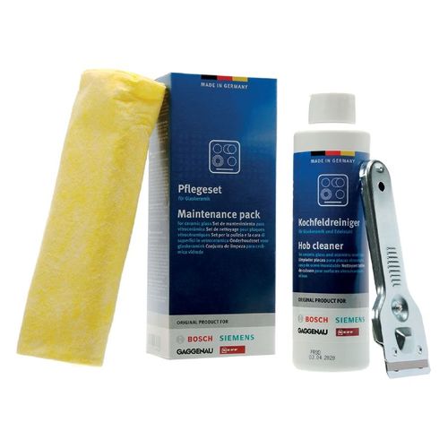 Kit de Nettoyage Kit d'entretien Table de Cuisson vitrocéramique 3 pièces 311502 BSH