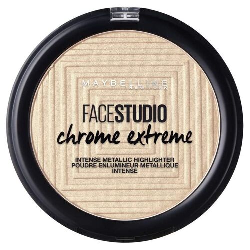 Maybelline New York - Poudre Enlumineur Métallique Face Studio Chrome - 200 Diamond Glow 