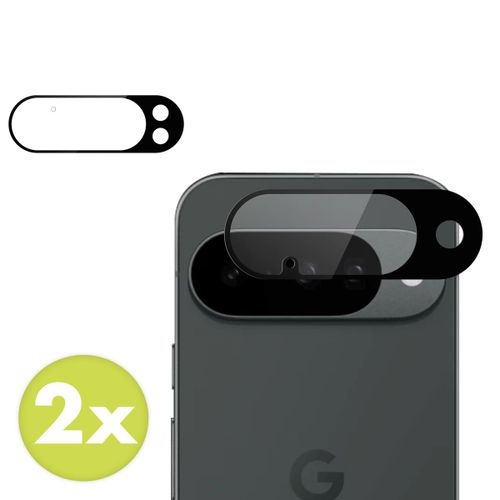 imoshion Protection Caméra en verre trempé 2 Pack Google Pixel 9 Pro Noir