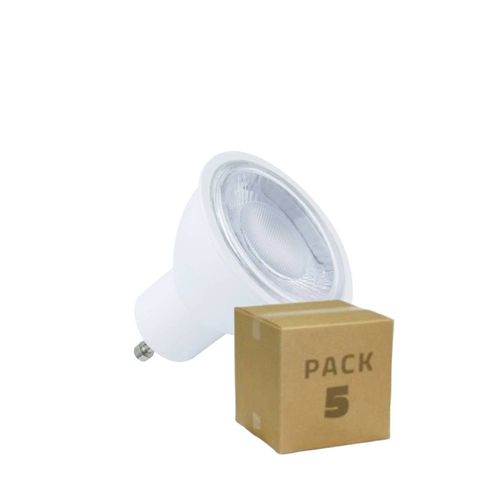 Pack De 5 Ampoules Dimmable Led Gu10 5w 430 Lm 100º No Flicker 6000k Blanc Froid