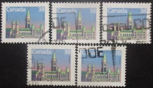Canada N°1079 X 5 Oblitéré