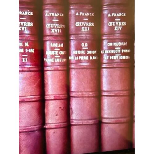 ?uvres Complètes Anatole France 1951