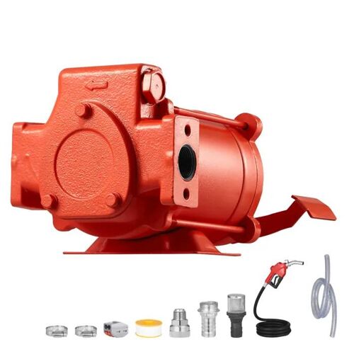 Pompe De Transfert De Carburant Électrique 230 V Ca-Duoku-Débit De 76 L/Min-Équipée D'un Pistolet Automatique-Tuyau De Refoulement