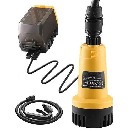 Pompe Submersible Sans Fil-Duoku-528 GPH-Portable avec Tuyau G3/4"-Compatible avec la Batterie Dewalt 20 V MAX-Pour Piscine