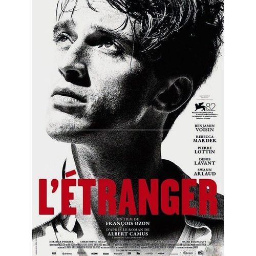 L'Étranger - Véritable Affiche De Cinéma Pliée - Format 40x60 Cm - De François Ozon Avec Benjamin Voisin, Rebecca Marder, Pierre Lottin, Swann Arlaud, Denis Lavant - 2025