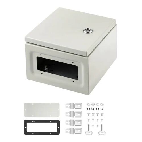 Boîte Électrique en Acier NEMA 4X-Duoku-8 x 8 x 6''-Boîte de Jonction Extérieure/Intérieure Anti-poussière IP66