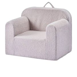 Fauteuil Pour Enfants Confortable-Duoku-Canapé Pour Tout-Petits-Chaise En Mousse Avec Accoudoirs Et Poignée-Gris