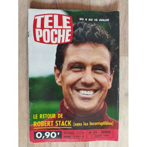 Télé Poche N° 29 Robert Stack - Raymond Burr - Bas De Cuir...
