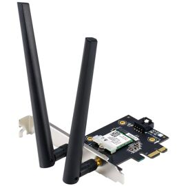 ASUS PCE-AXE5400 - Adaptateur réseau - PCI Express x1 profil bas - Wi-Fi 6E, Bluetooth 5.2