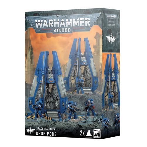 Warhammer 40,000 ( 40k ) - Space Marines : Drop Pods