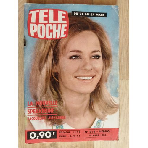 Télé Poche N° 214 Jacqueline Alexandre Speakerine - Catherine Langeais ...