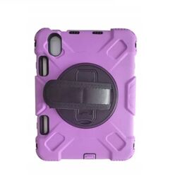 Housse iPad Mini 6 - NIKCORP - Violet Élégant - Support Rotatif - Rangement Stylus - Protection Optimale