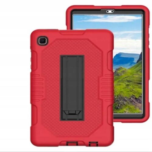 Étui robuste - NIKCORP - Huawei Matepad T8 - Support intégré - Couleur rouge - Protection optimale