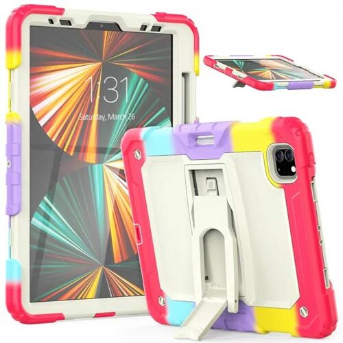 Étui pour iPad Pro 11/Air 5/4 - NIKCORP - Coloré - Support intégré - Bandoulière ajustable - Protection robuste
