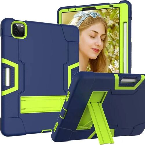 Étui pour iPad Pro 12.9" - NIKCORP - Bleu marine - Support intégré - Porte-stylet - Protection maximale