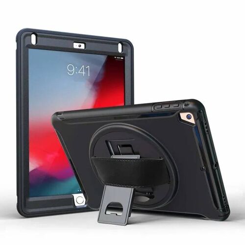 Étui pour iPad Air 2/Air/Pro 9.7" - NIKCORP - Blindé - Support pivotant - Noir - Protection renforcée