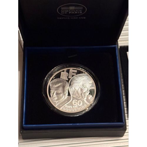 Pièce 10 Euro Argent Johnny Hallyday 