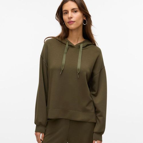 Sweat À Capuche Maille Avec Cordons Rubans Hali Femme Vero Moda