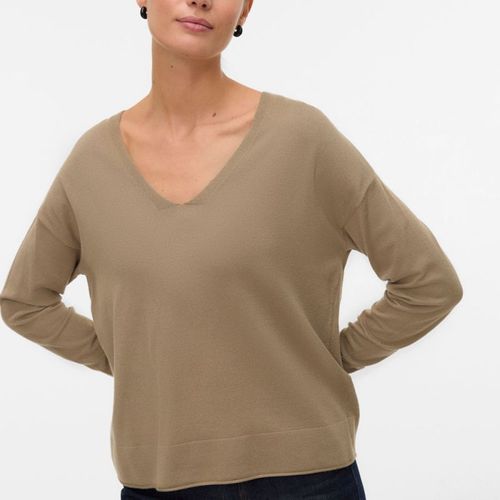 Pull Maille Fine Col V Breeze Mermaid Femme Vero Moda