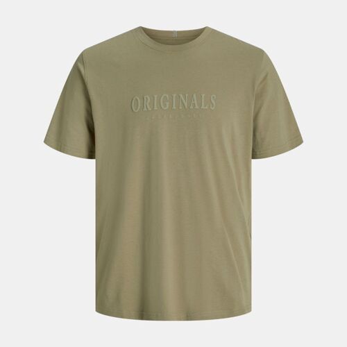 Tee Shirt Coton Frederiksberg Col Ras De Cou Manches Courtes Homme Jack & Jones