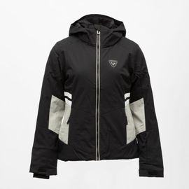 Veste De Ski Zippée Resort À Capuche Logo Gris Femme Rossignol