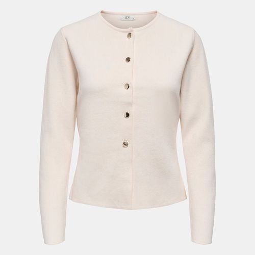 Cardigan Maille Fine Col Rond Prime Life Boutons Dorés Femme Jdy