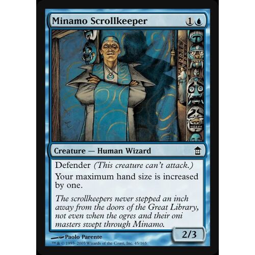 Minamo Scrollkeeper Saviors Of Kamigawa Vo