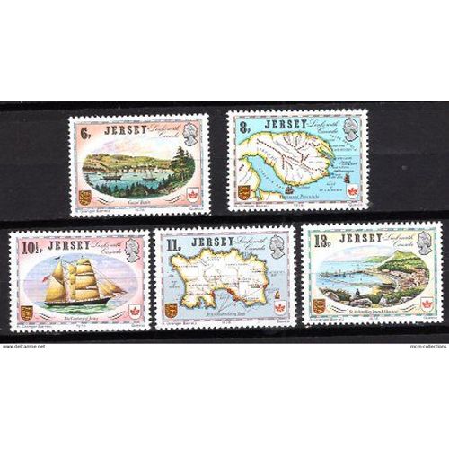 Jersey 1978 Capex 78 Jumelage Avec Le Canada  Yvert N° 162-65 Neuf**