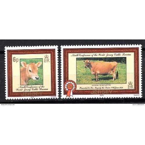 Jersey 1979 Conference Internationale Des Eleveurs De Vaches  Yvert N° 186-877 Neuf**