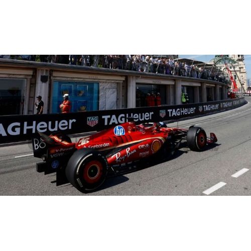 Bburago 1/43 - Ferrari Sf-24 - Winner Monaco Gp 2024 (C. Leclerc) 36843-Lmonaco-Bburago
