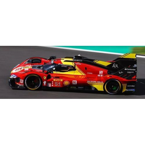 Bburago 1/18 - Ferrari 499p 3.0l Turbo V6 - 3rd 24h Le Mans 2024 16305-51-Bburago