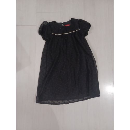 Robe Noire A Pois Taille 6 Ans