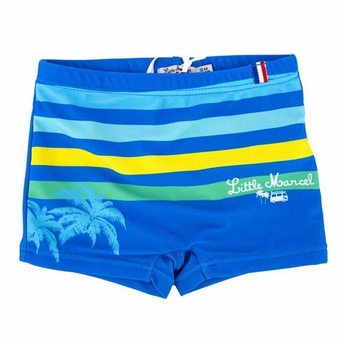 Maillot De Bain Rayé Palmier Bébé Little Marcel
