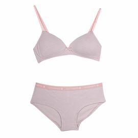 Ensemble Lingerie Avec Logo 10-16 Ans Enfant Lulu Castagnette