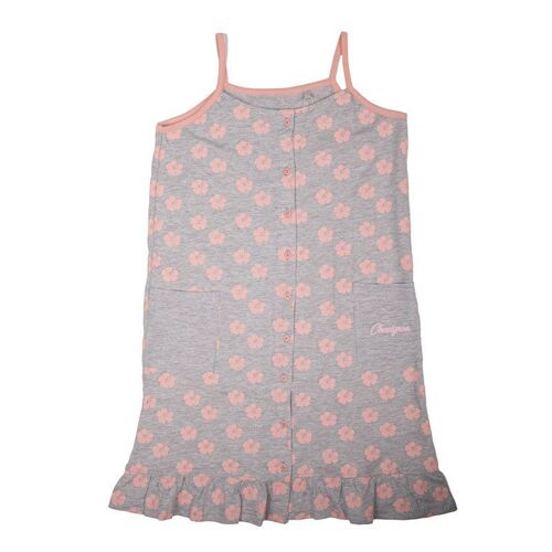 Robe À Bretelles À Fleurs Boutons Devant Enfant Chevignon