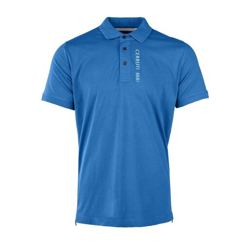 Polo En Coton Velino Logo Brodé Vertical Homme Cerruti