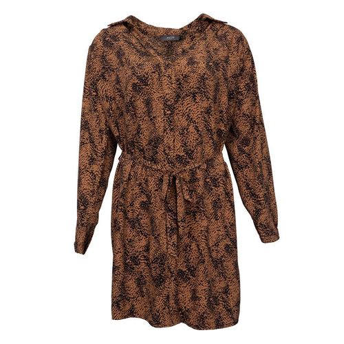 Jupe Yelena Imprimée Fleur Noir Et Rouge Femme Deeluxe 74