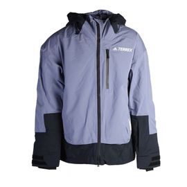 Veste De Ski À 3 Bandes Capuche Noire Homme Adidas