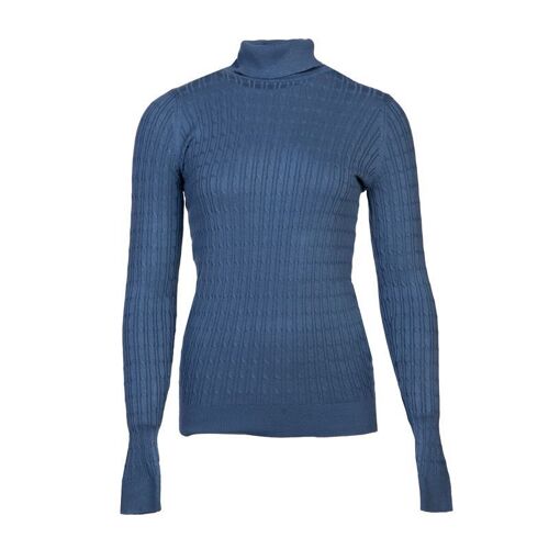 Pull Col Roulé Torsadé 18741 Femme Bill Tornade