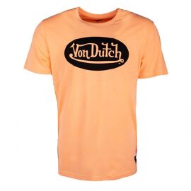Tee Shirt Fluo Logo Poitrine Noir Homme Von Dutch