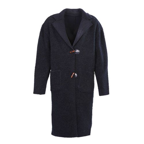 Manteau Isilyne Bleu Nuit Femme Deeluxe 74