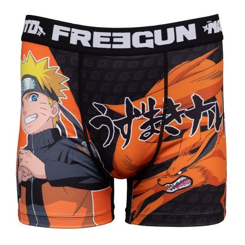Boxer Noir Illustration Naruto Homme Freegun