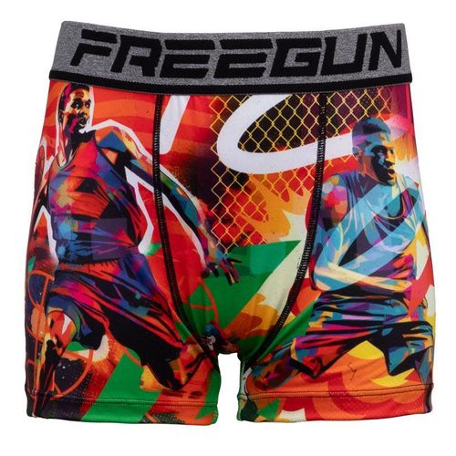 Boxer Coloré Imprimé Basketteurs Homme Freegun