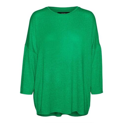 Pull Noir Oversize En Maille Manches 3/4 Brianna Femme Vero Moda