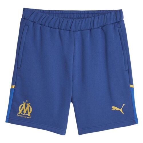 Short Logo Om Gold En Coton Liseré Jaune Homme Puma