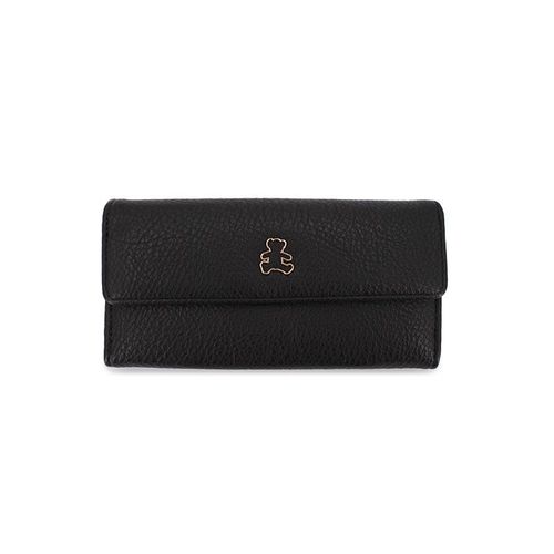 Porte feuille texturé à rabat Mixte LULU CASTAGNETTE