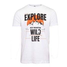 Tee Shirt 'explore Wild Life' Coton Homme Best Mountain