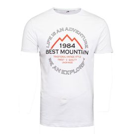 Tee Shirt Coton Basique Imprimé Textuel Homme Best Mountain